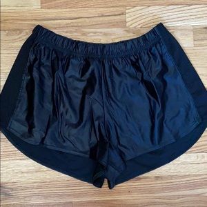 Blackmilk Lustre black sprinter shorts